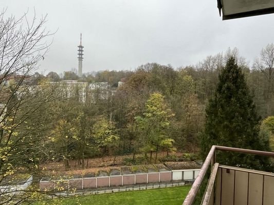 Ausblick Wohnzimmer Balkon