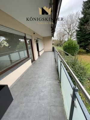 Balkon mit Garten