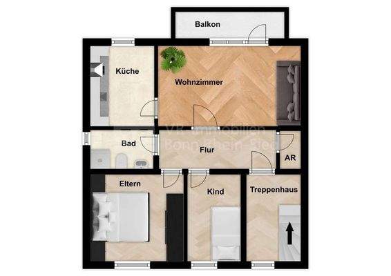 Obergeschoss Grundriss