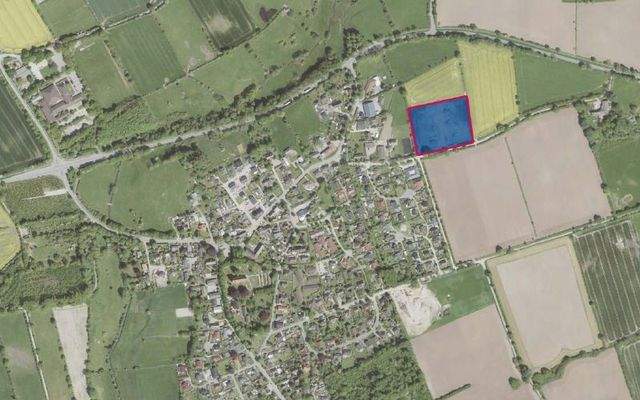 Luftbild des Gewerbegebiets