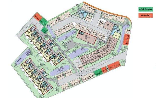 EG - Stellplatzplan (nicht maßstabsgetreu)