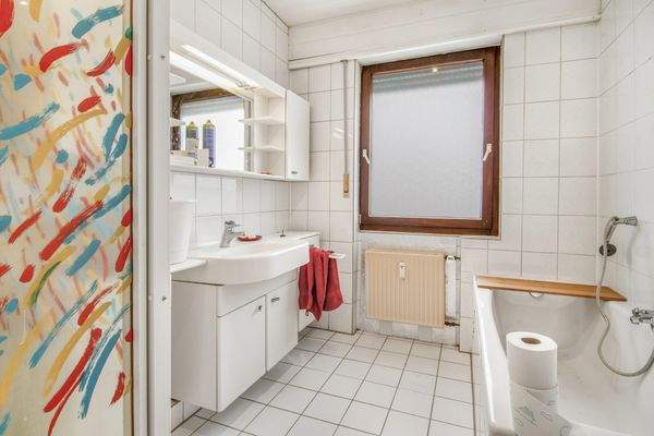 Badezimmer im Obergeschoss