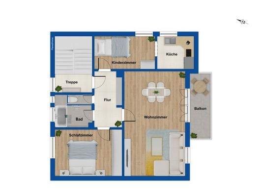 Grundriss Obergeschoss