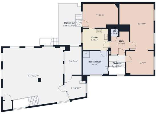 S&P | Grundriss 1. Obergeschoss