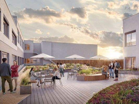 Visualisierung Terrasse