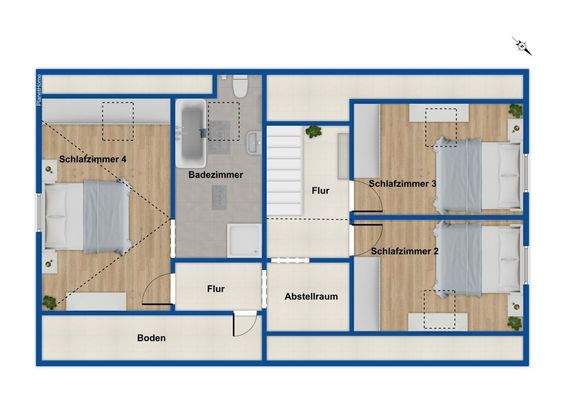 Grundriss Dachgeschoss