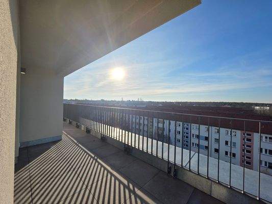 Teil der Dachterrasse