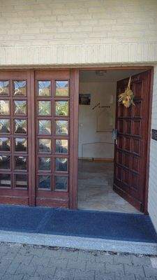 Eintritt in das Haus