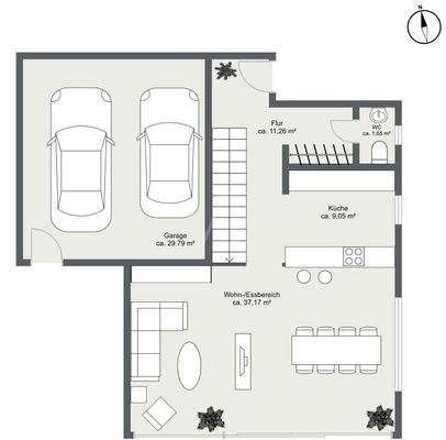 Grundriss Erdgeschoss