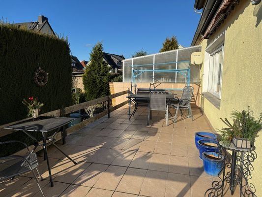 Terrasse am Haus