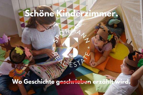 Schöne Kinderzimmer.