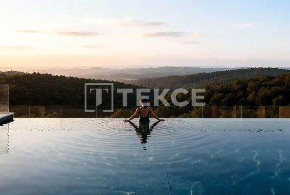 Forest-View Apartments with Balconies in İstanbul Sarıyer