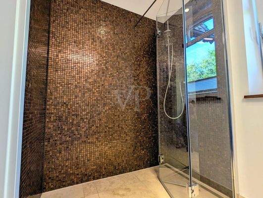 geräumige Dusche EG