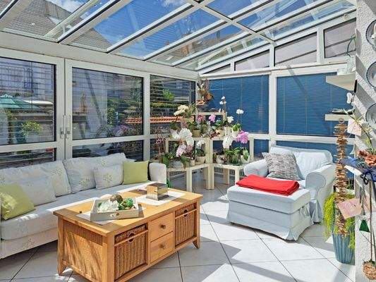 Raumintegrierter Wintergarten