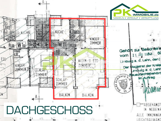 Grundriss Dachgeschoss