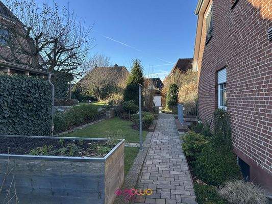 Hauzuwegung Giebelseite