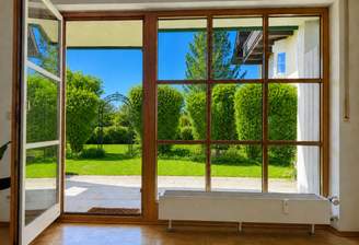 Blick zur Terrasse
