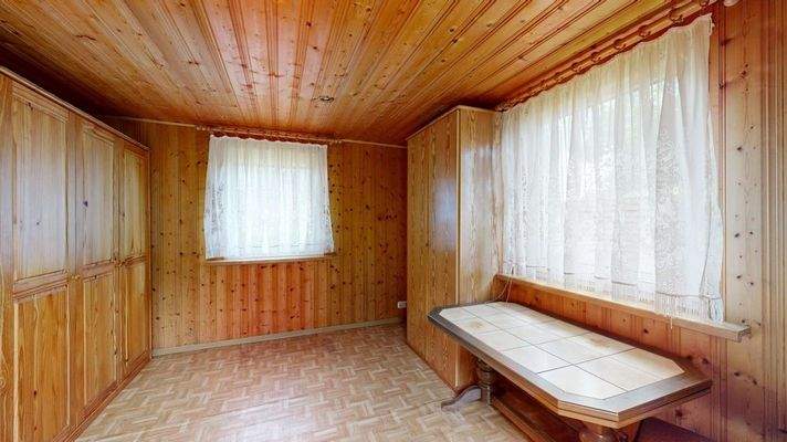 Eingangsbereich Gartenhaus 