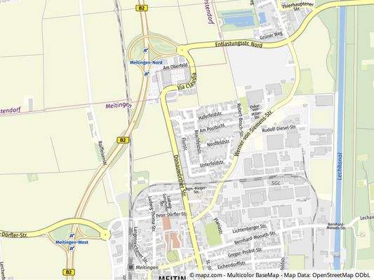 Geolyzer Kartenausschnitt