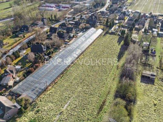 Blick auf den hinteren Teil des Grundstücks