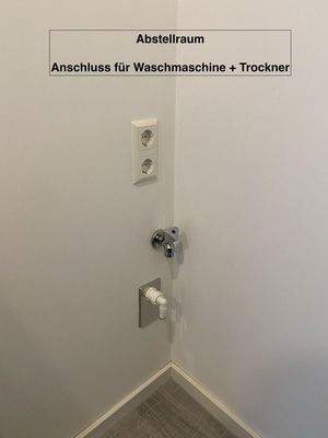 Anschluss WM und Trockner