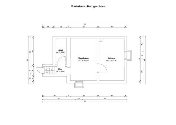 Grundriss Vorderhaus KG