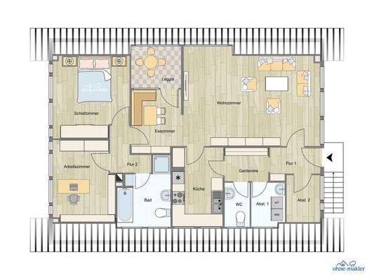 Grundriss Dachgeschoss