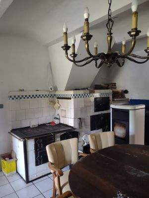 Wohnküche mit Gewölbe