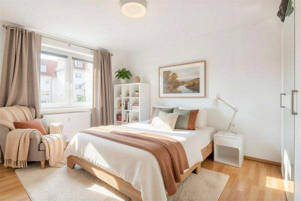 Schlafzimmer - Visualisierung 