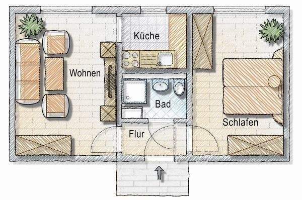 Grundriss-Skizze