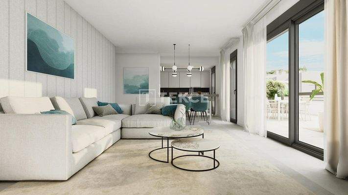 Flats with Large Terraces and Spectacular Views in Estepona