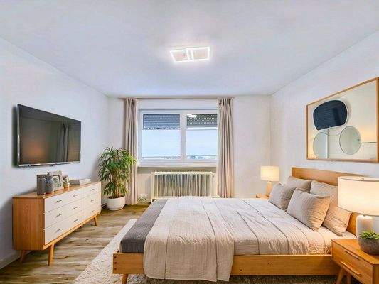 EG - Schlafzimmer mit Einrichtungsbeispiel