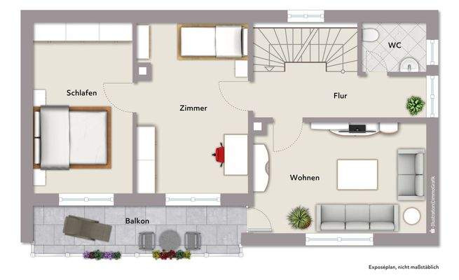 Grundriss Obergeschoss