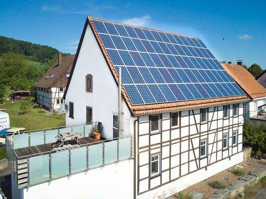 Die PV Anlage kann ebenfalls übernommen werden