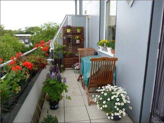 Sonnige Dachterrasse