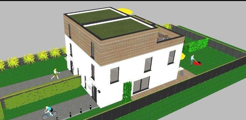 Doppelhaushälfte Musterbeispiel Ansicht 4