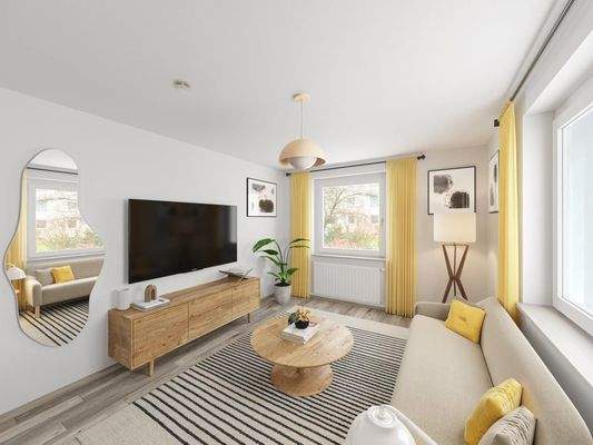 Beispielhafte Möblierung