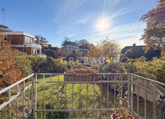 Balkon im Hochparterre