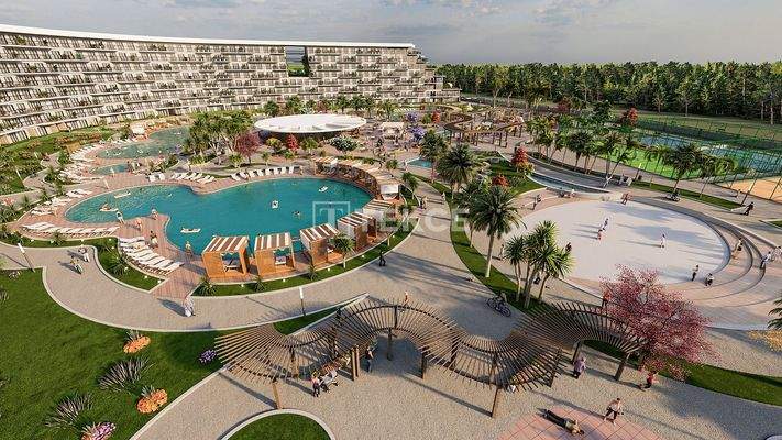 Sea-View Apartments in a Well-Equipped Complex in Antalya Altıntaş