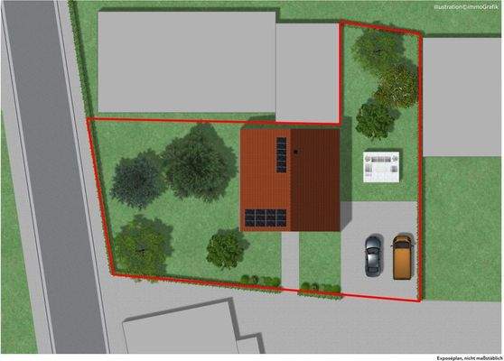 Grundstück Lageplan