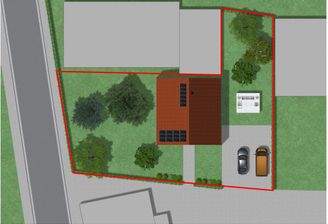 Grundstück Lageplan