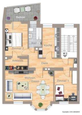 Grundriss 1. Obergeschoss