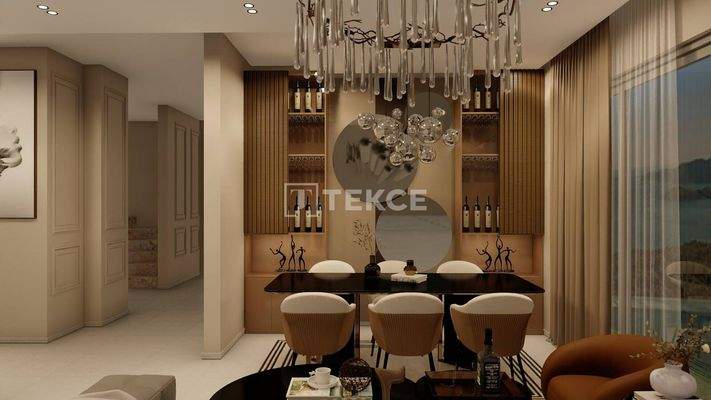 Detached Villas Featuring Infinity Pools in Alanya Tepe