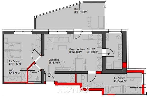 Pfunds - Grundriss - Top 11