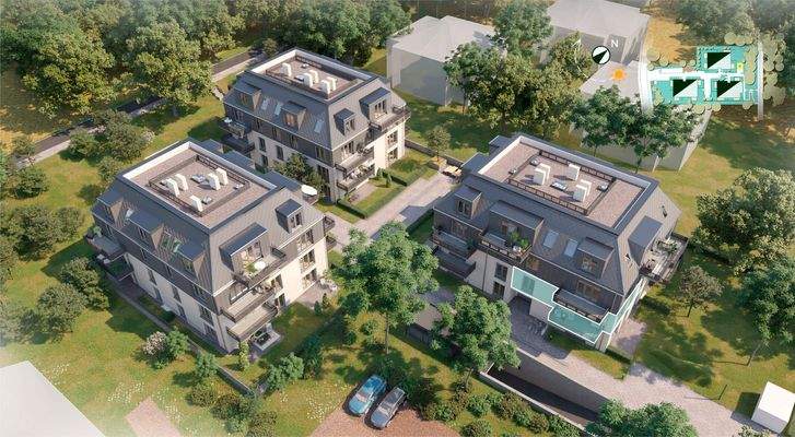 Moderne Ferienwohnung mit Balkon