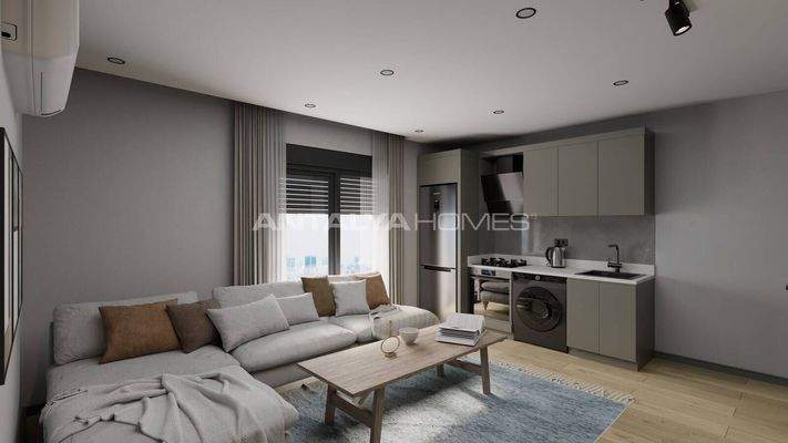 Apartments Near the Sea and Daily Amenities in Antalya Muratpasa