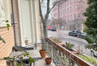 Blick vom Balkon