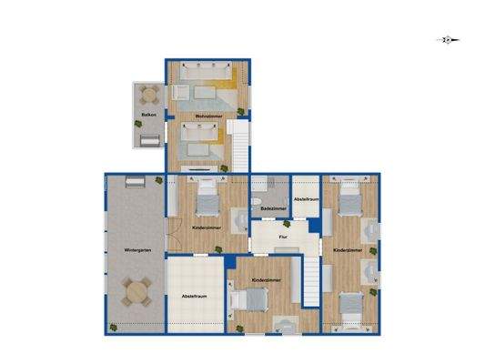 Grundriss Obergeschoss