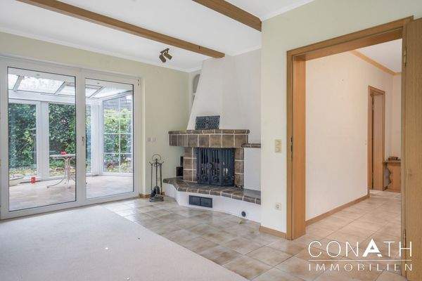 Conath-Immobilien_Harsefeld_Buxtehude_Fredenbeck -Kamin im Wohnzimmer