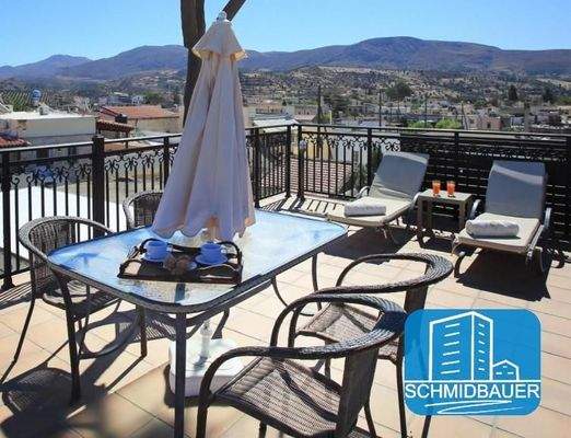 Kreta, Sivas: Traditionelles Steinhaus mit Swimmingpool